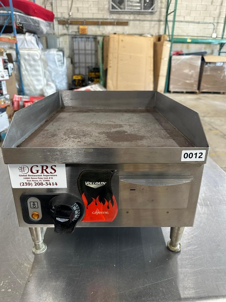 Volrath 14" Flat Top Griddle 110V