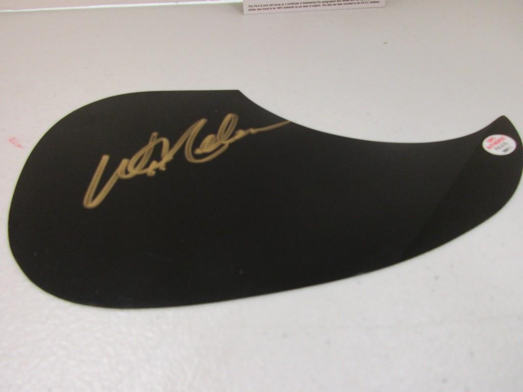 Willie Nelson signed autographed guitar pick guard PAAS COA 611