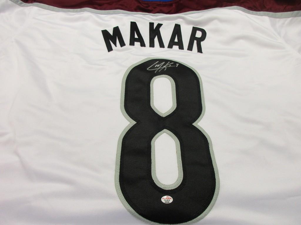 Cale Makar of the Colorado Avalanche signed autographed hockey jersey PAAS COA 608