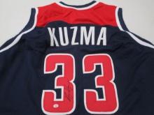 Kyle Kuzma of the Washington Wizards signed autographed basketball jersey PAAS COA 912