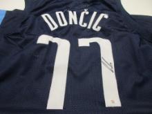 Luka Doncic of the Dallas Mavericks signed autographed basketball jersey PAAS COA 476