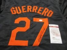 Vladimir Guerrero of the Baltimore Orioles signed autographed baseball jersey JSA COA 365