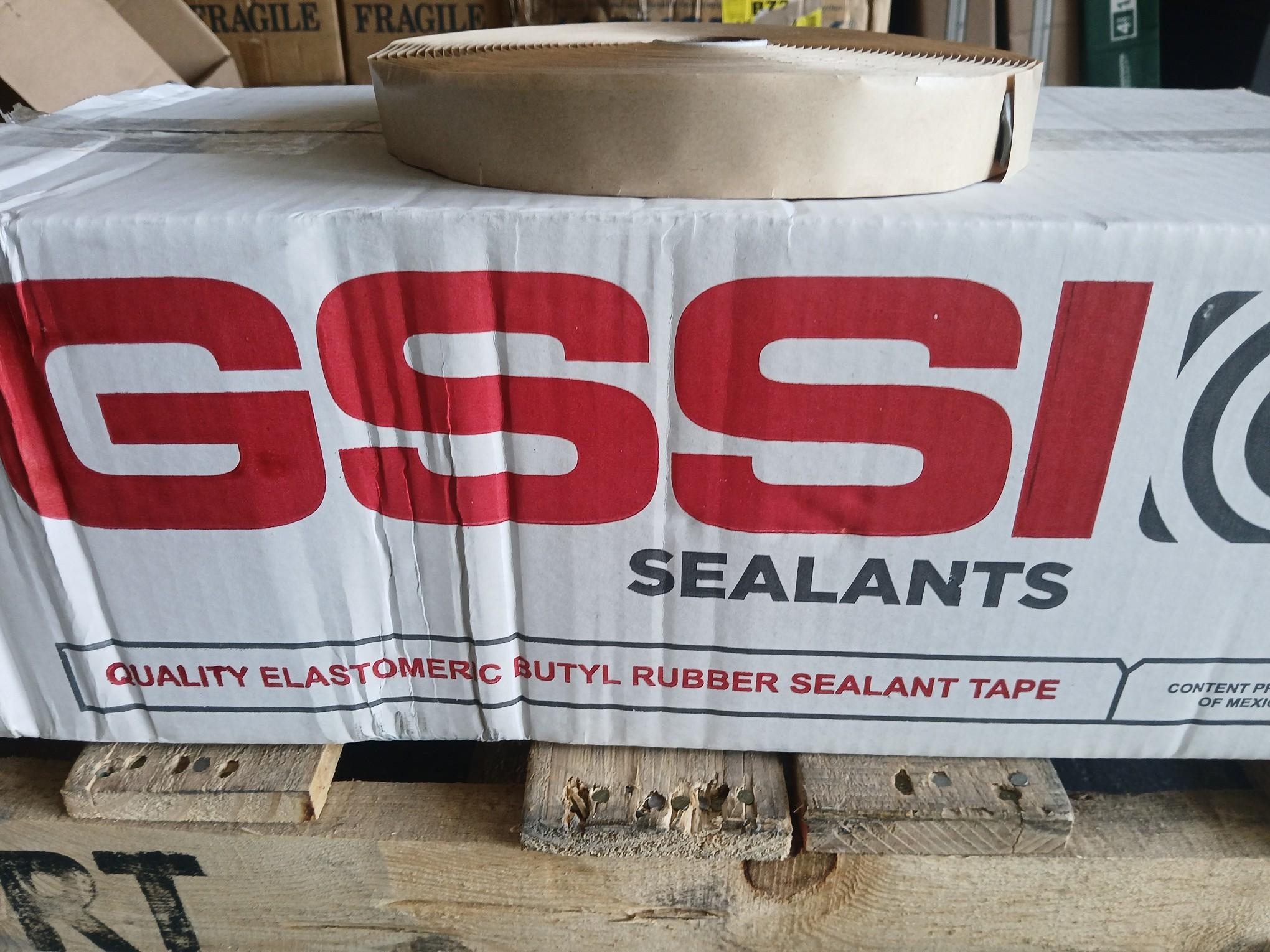 GSI SEALANTS Quality Elastomeric Rubber Sealant Tape / # MB-10A (10) Rolls Per Case Selling by the C