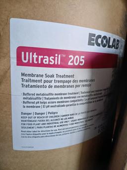 ECOLAB ULTRASIL 205 Commercial 55 Gallon Drum of Membrane Soak Treatment Retails for $3,000