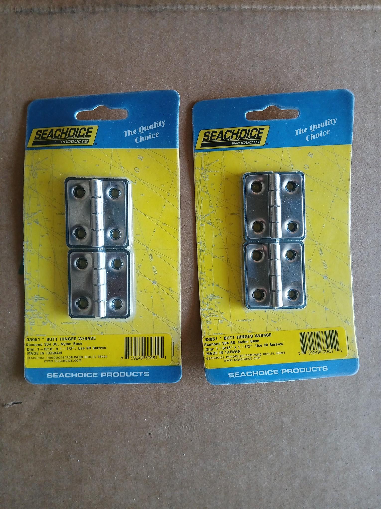 SEACHOICE PRODUCTS # 33821 Strap Hinges / Boating Hing