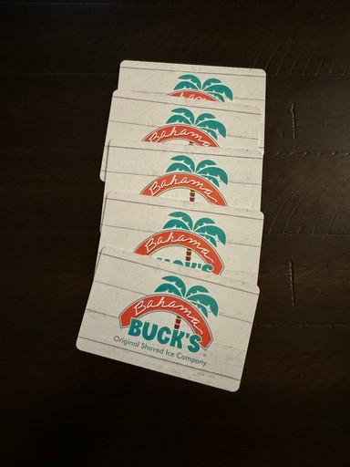 $50 Total Value - Bahama Buck's