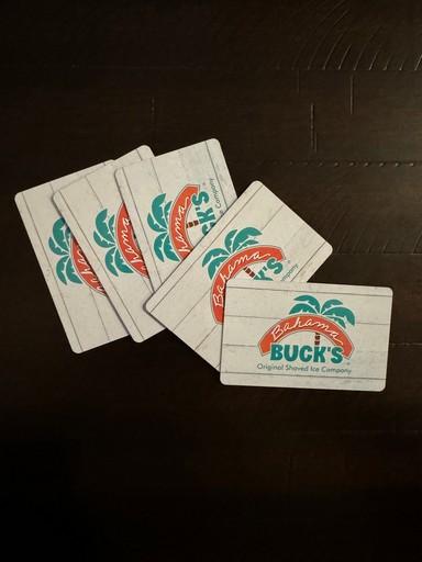 $50 Total Value - Bahama Buck's