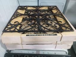 30" by 30" wrought iron Wall Decor / BRAND NEW wrought iron Wall Decor NEW IN BOX