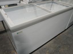 EXCELLENCE 60" Slide Top Freezer / Deep Freezer W/ Glass Door Slide Top