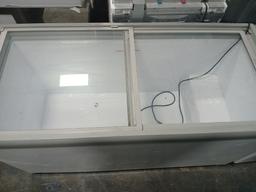 EXCELLENCE 60" Slide Top Freezer / Deep Freezer W/ Glass Door Slide Top
