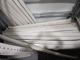 White Industrial Pallet Racking - Un Assembled This Lot includes 7 Sections Including / 8 (10' Uprig