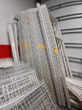 White Industrial Pallet Racking - Un Assembled This Lot includes 7 Sections Including / 8 (10' Uprig