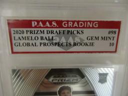 LaMelo Ball 2020 Prizm Draft Picks Global Prospects ROOKIE #98 graded PAAS Gem Mint 10