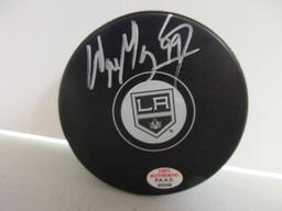 Wayne Gretzky of the LA Kings signed autographed logo hockey puck PAAS COA 558