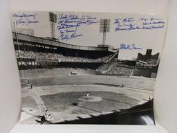 Al Dark Monte Irvin Dusty Rhodes +13 of the NY Giants signed autographed 16x20 Todd Mueller LOA