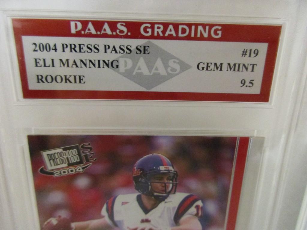 Eli Manning NY Giants 2004 Press Pass SE ROOKIE #19 graded PAAS Gem Mint 9.5