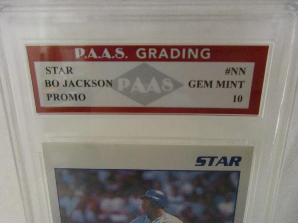 Bo Jackson KC Royals Star PROMO #NN graded PAAS Gem Mint 10