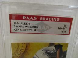 Ken Griffey Jr Mariners 1994 Fleer Award Winners #6 graded PAAS NM-MT 8.5