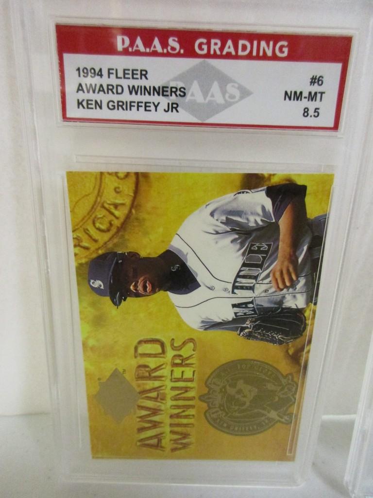 Ken Griffey Jr Mariners 1994 Fleer Award Winners #6 graded PAAS NM-MT 8.5