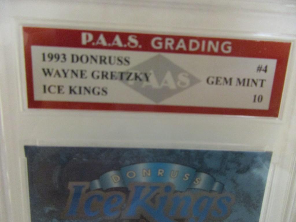 Wayne Gretzky LA Kings 1993 Donruss Ice Kings #4 graded PAAS Gem Mint 10