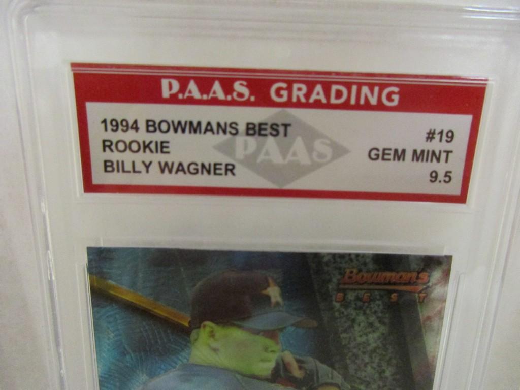 Billy Wagner Houston Astros 1994 Bowmans Best ROOKIE #19 graded PAAS Gem Mint 9.5