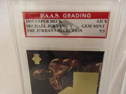 Michael Jordan Bulls 1995 Upper Deck The Jordan Collection #JC8 graded PAAS Gem Mint 9.5
