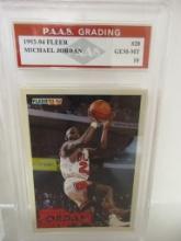 Michael Jordan Chicago Bulls 1993-94 Fleer #28 graded PAAS Gem Mint 10