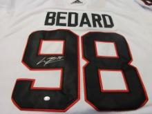 Connor Bedard of the Chicago Black Hawks signed autographed hockey jersey PAAS COA 546