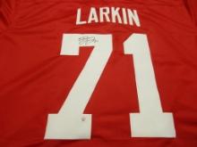 Dylan Larkin of the Detroit Red Wings signed autographed hockey jersey PAAS COA 120