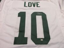 Jordan Love of the Green Bay Packers signed autographed football jersey PAAS COA 019