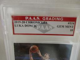 Luka Doncic Mavericks 2019-20 Chronicles #114 graded PAAS Gem Mint 10
