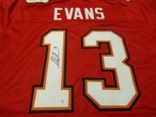 Mike Evans of the Tampa Bay Buccaneers signed autographed football jersey PAAS COA 921