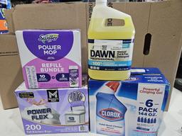 Cleaning Products Lot - Dawn, Swiffer & More