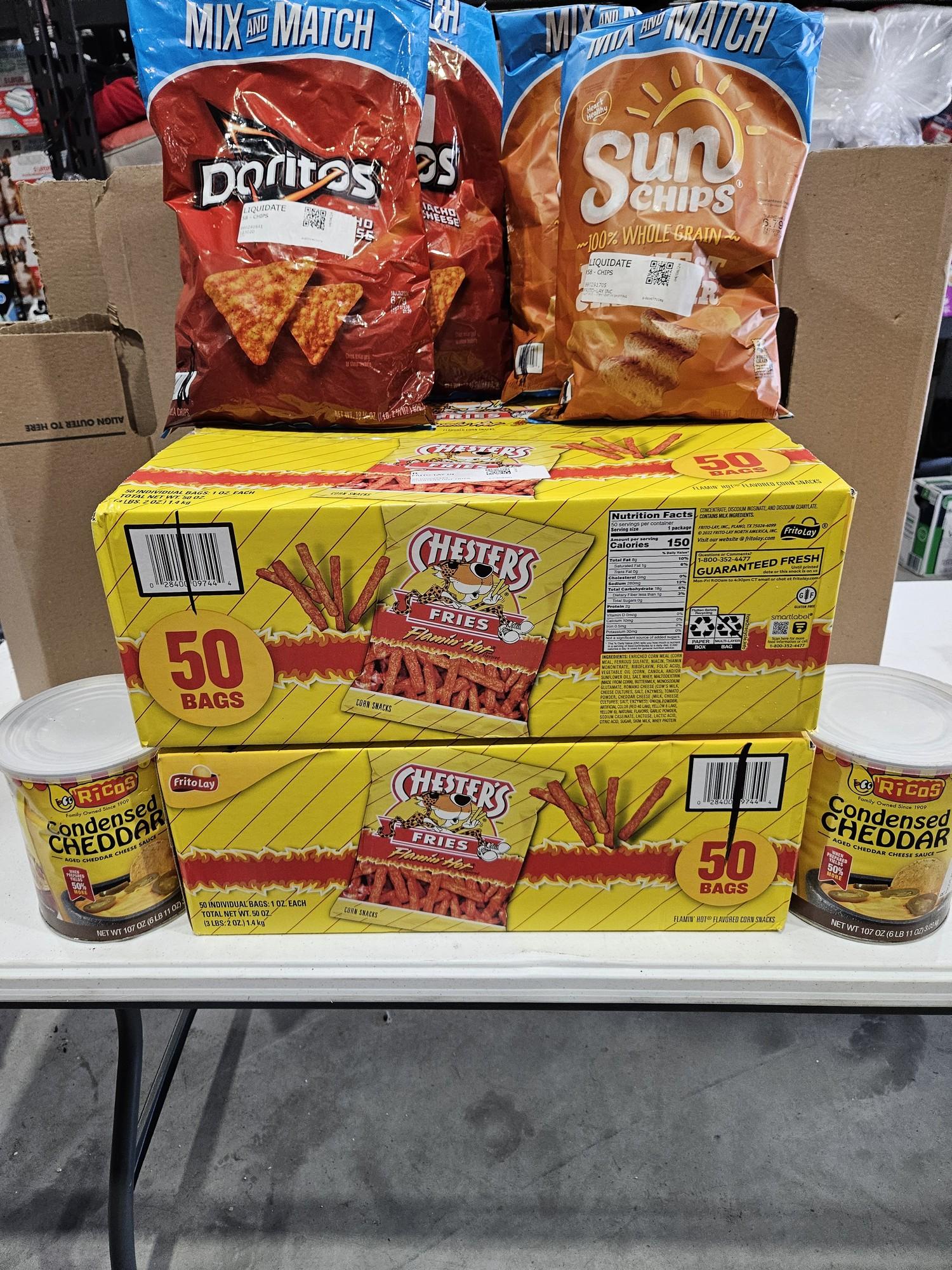 Chip Lot / Chesters / Doritos / Sun Chips