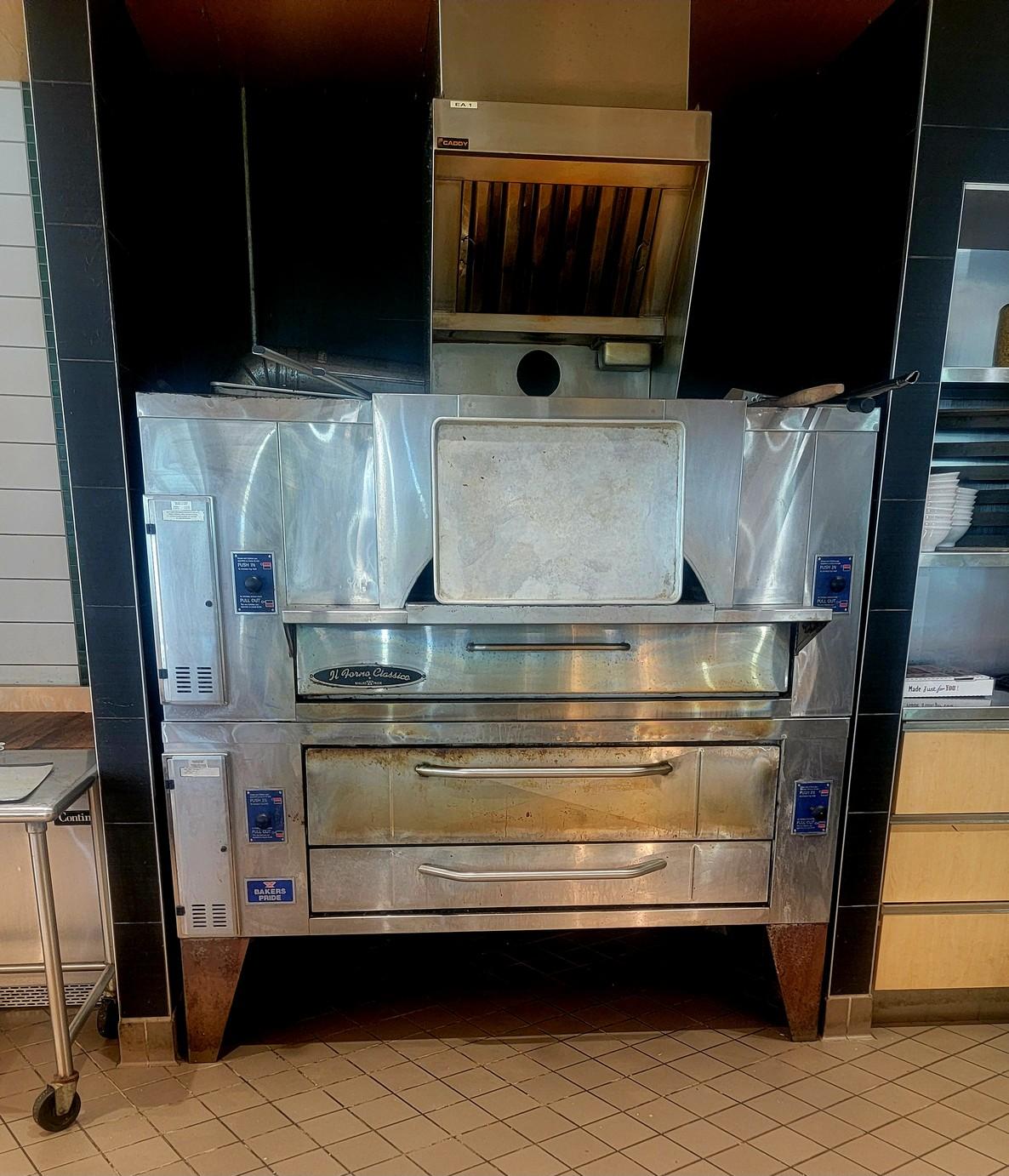 Working Stainless Steel Bakers Pride Pizza Oven