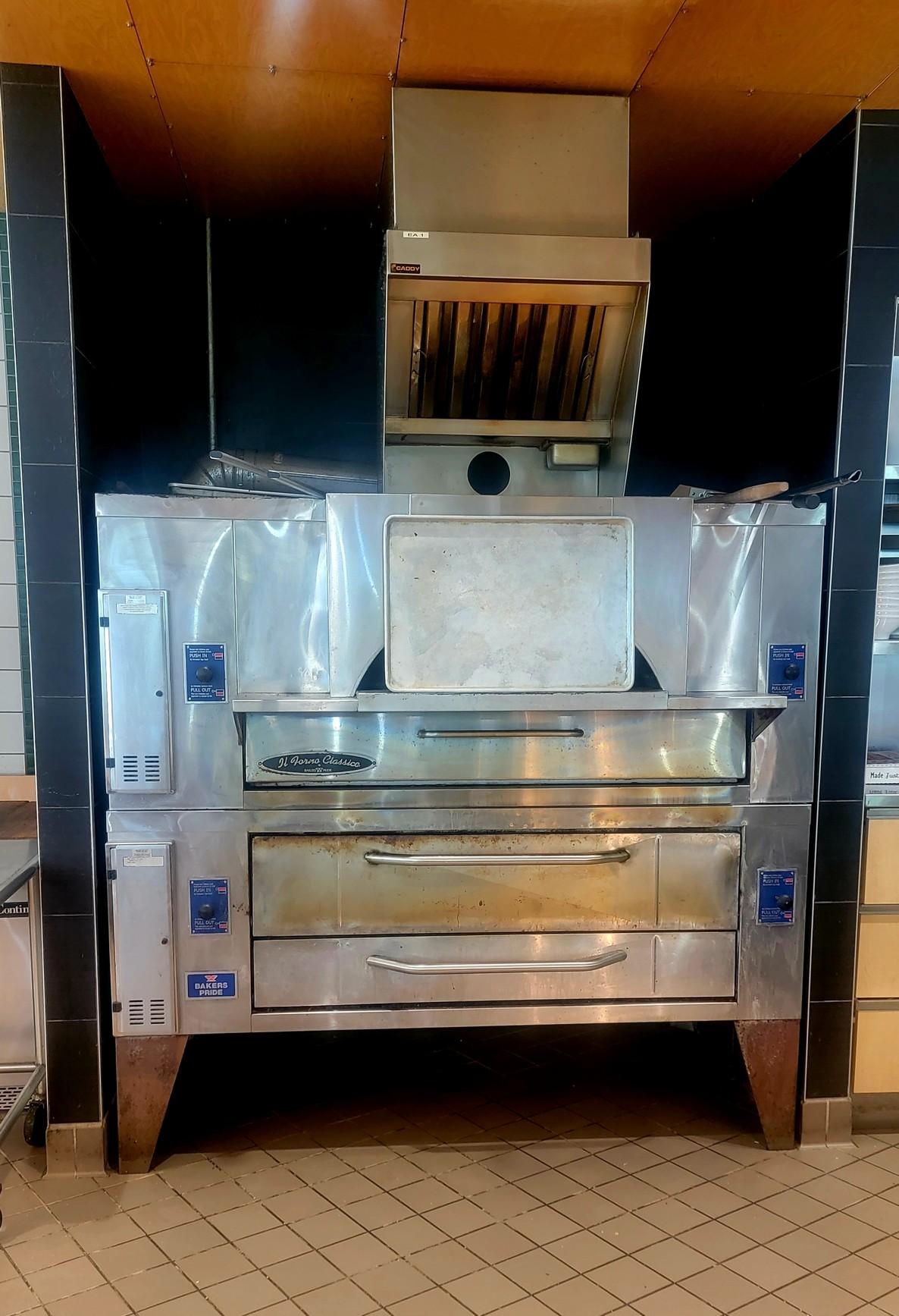 Working Stainless Steel Bakers Pride Pizza Oven