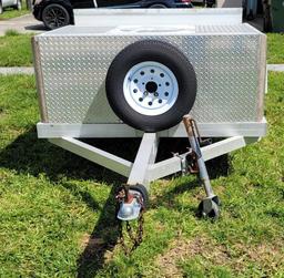 MCI Aluminum Cargo Trailer Single Axle Aluminum Roll-Up