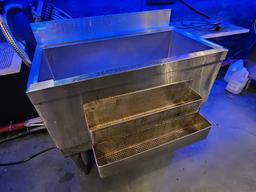 S/S Ice Bin with Speed Rails