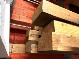 Wood Lot: 4 X 4 X 14