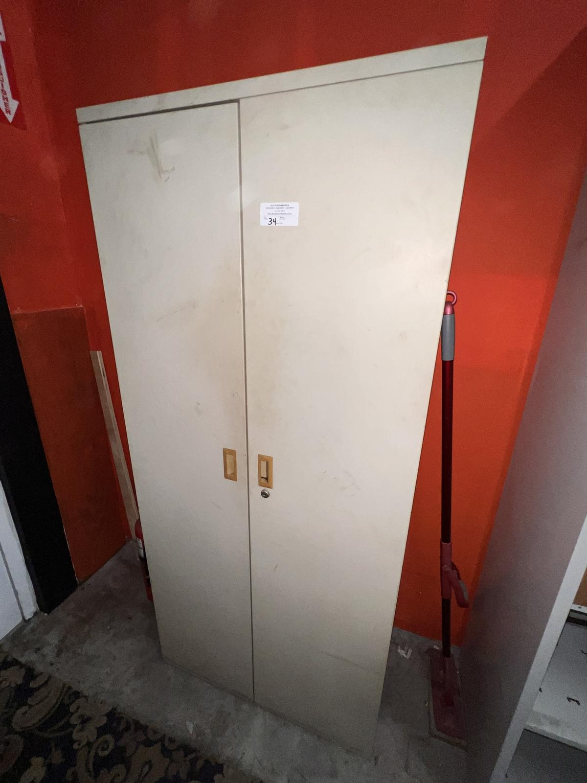 Storage Cabinet: 72" X 30" X 15" with Contents