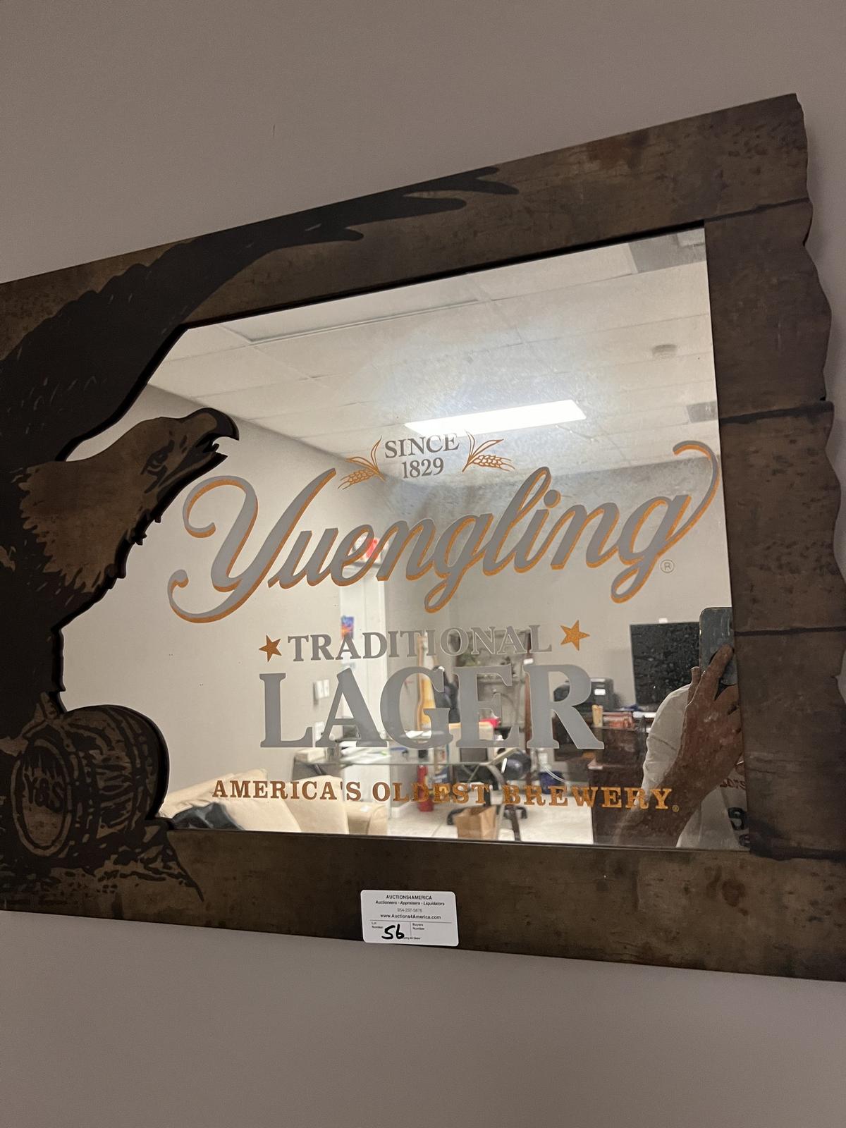 Yuengling Sign with Eagle