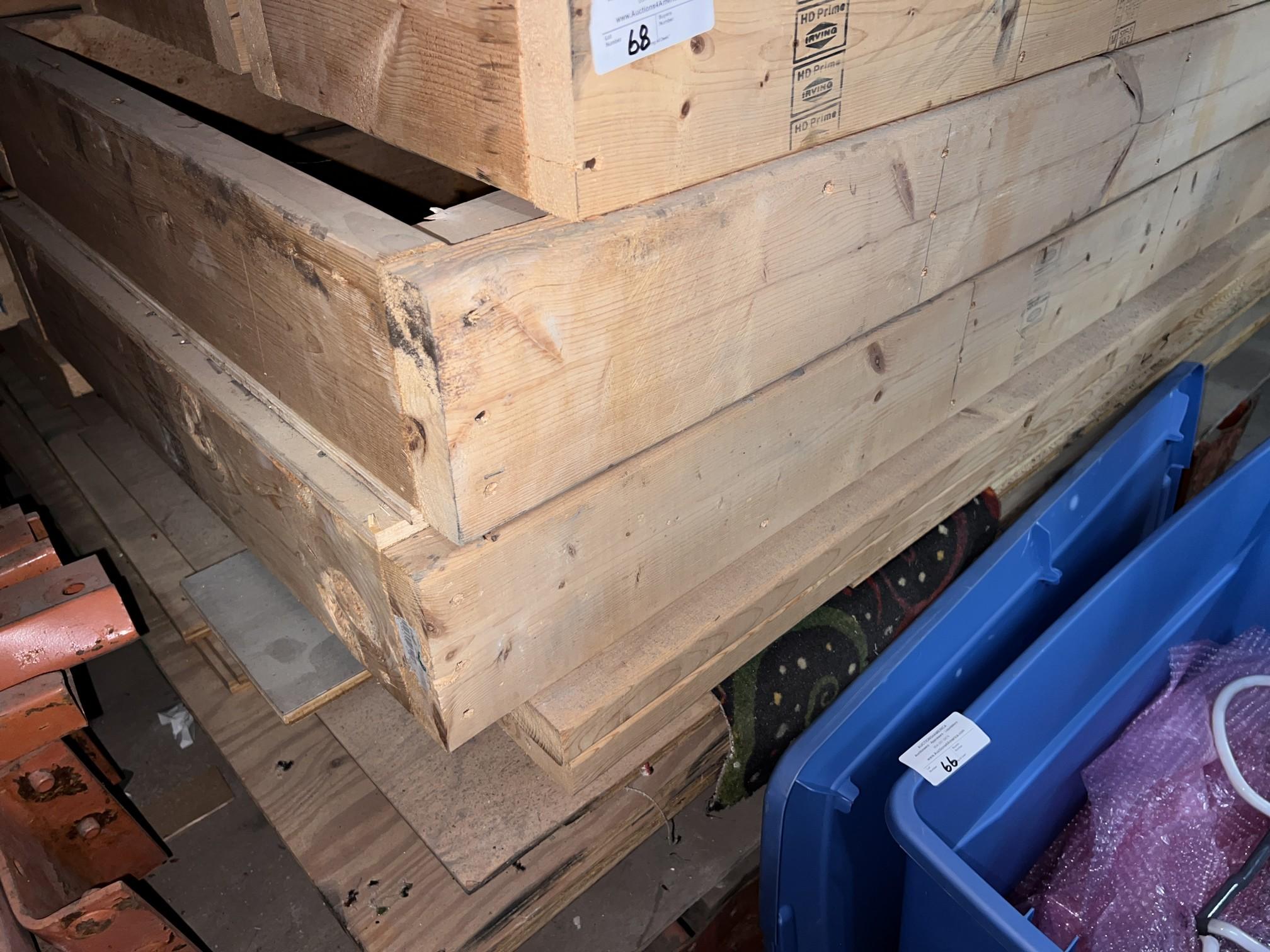 Assorted Wood Lot, 4 X 8 Sheets and Wooden Crated