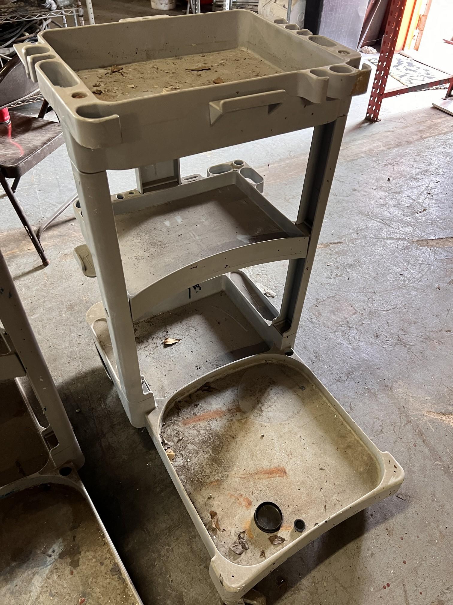 Cambro Maintenance Cart on Large Casters