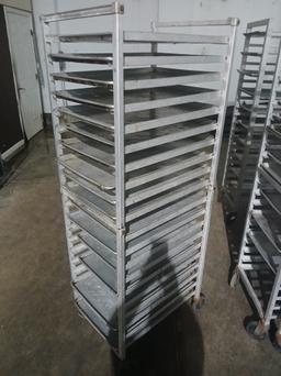 Alluminum Rolling Sheet Pan Rack / Meat Rack - Please see pics for additional specs.