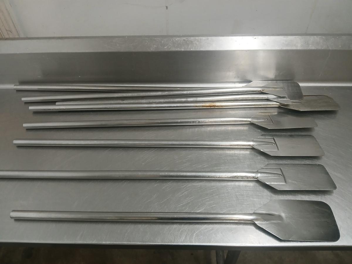 Large Stainless Steel Paddles / Stirring Paddles - Food Mixer - Please see pics for additional specs