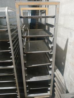 Metal Sheet Pan Rack / Square Top Sheet Pan Rack - Please see pics for additional specs.