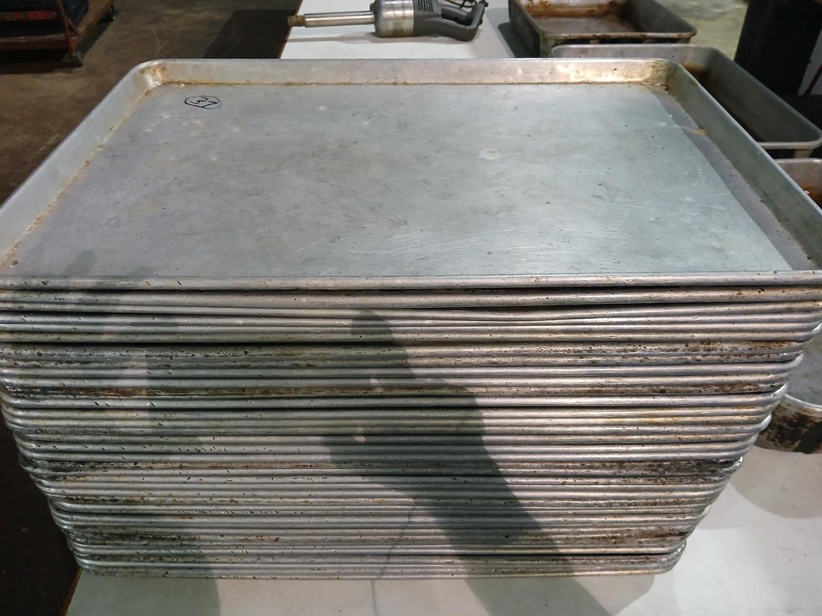 Full Size Sheet Pans - Stackable Sheet Pans / Baking Pans - Please see Pics for additional specs.