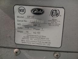 GLOBE 30 Qt Mixer W/ Attachments & Bowl Guard / GLOBE Electric Mixer Modle # SP-30 - Please see pics