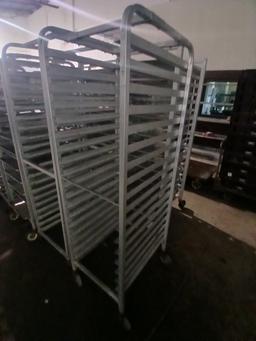 Rolling Sheet Pan Rack (NO PANS INCLUDED) Rolling Pan Rack - Please see pics for additional specs.