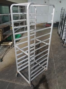 Alluminum Rolling Sheet Pan Rack / Meat Rack - Please see pics for additional specs.